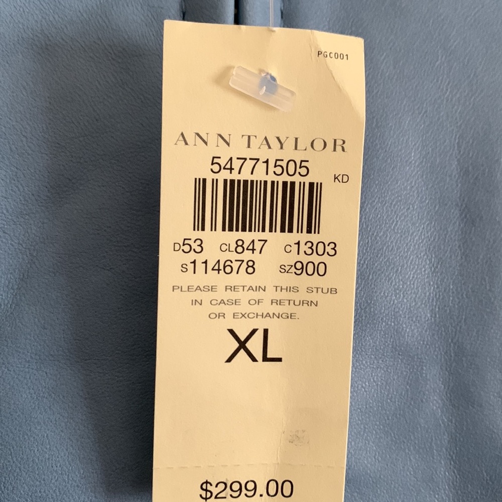 NWT Ann Taylor 100% Genuine Leather lined  Jacket - Picture 2 of 10